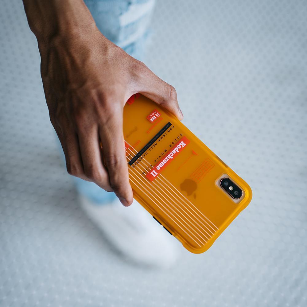 Yellow Kodak design iPhone 11 case. color::Kodachrome II Print