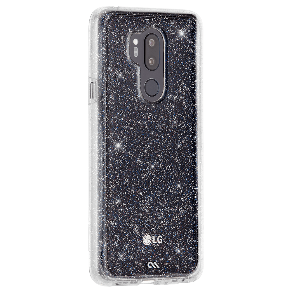 Sparkly G7 ThinQ case. color::Sheer Glam