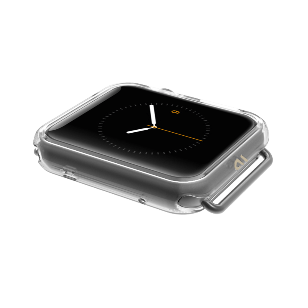 Thin and sleek watch bumper. color::Clear