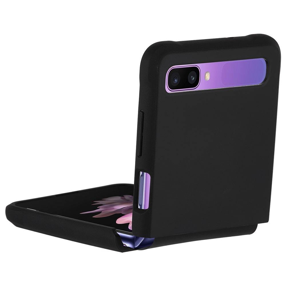 Tough Black case on purple device.  color::Black