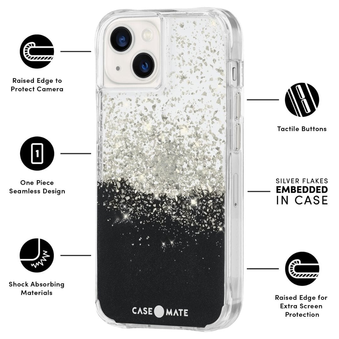 *PROTECTIVE CLEAR CASE HIGHLIGHTS THE TRUE COLOR OF YOUR PHONE. COLOR::KARAT ONYX