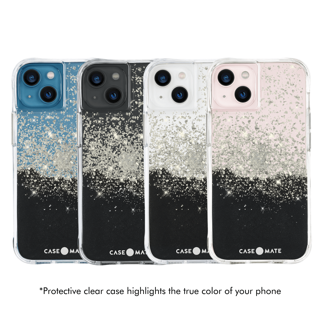 *PROTECTIVE CLEAR CASE HIGHLIGHTS THE TRUE COLOR OF YOUR PHONE. COLOR::KARAT ONYX