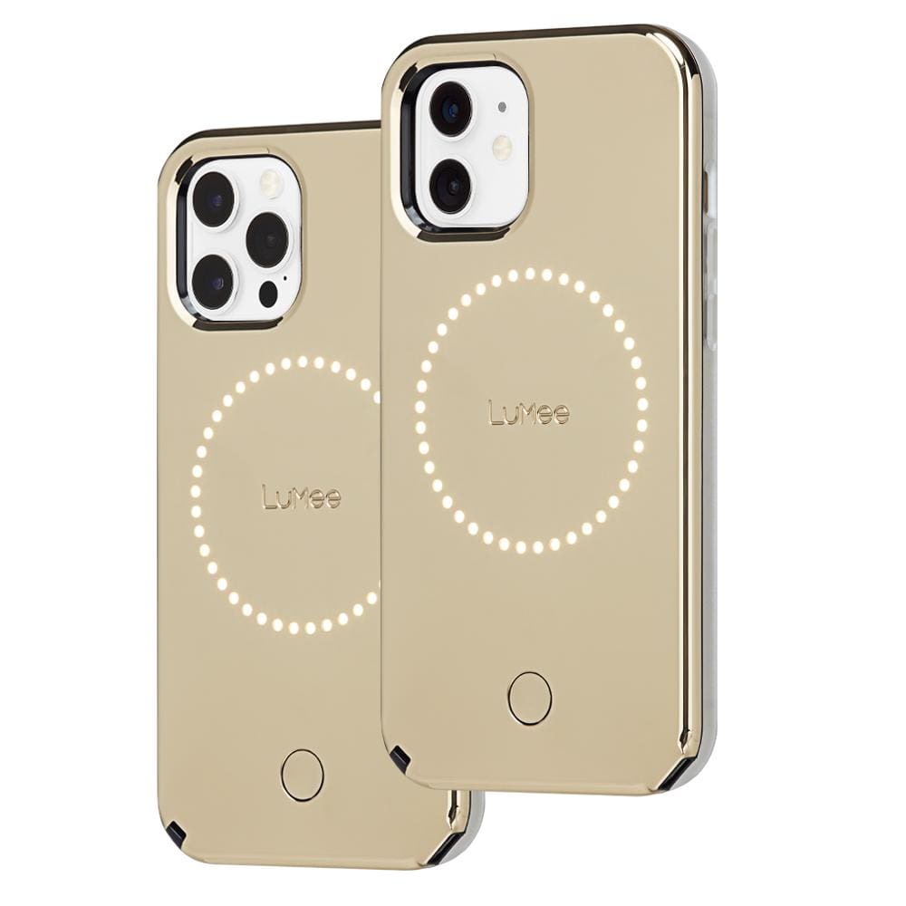 Case shown on iPhone 12 Pro and iProne 12. color::Gold