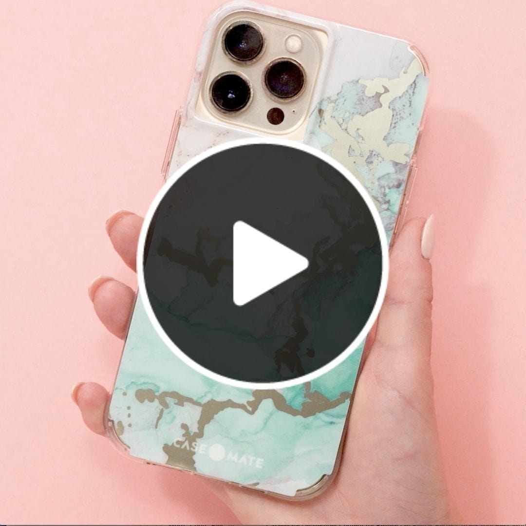 Video of blue marble phone case. color::Ocean Marble https://cdn.shopify.com/s/files/1/0347/8496/8840/files/11.23_CM_iPhone_13_Ocean_Marble_CM047446_1_fbb9cecb-7ddc-480b-9223-26335664e3a9.mp4?v=1639408854