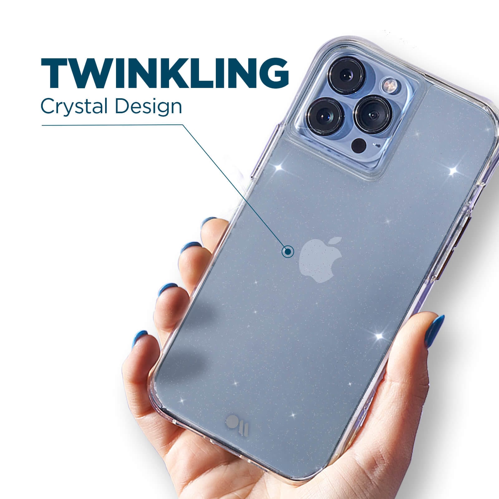 Twinkling crystal design. color::Clear