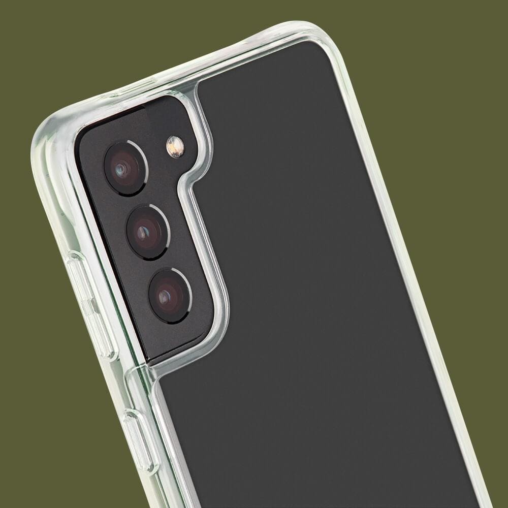 Close up fo top of case. color::Clear