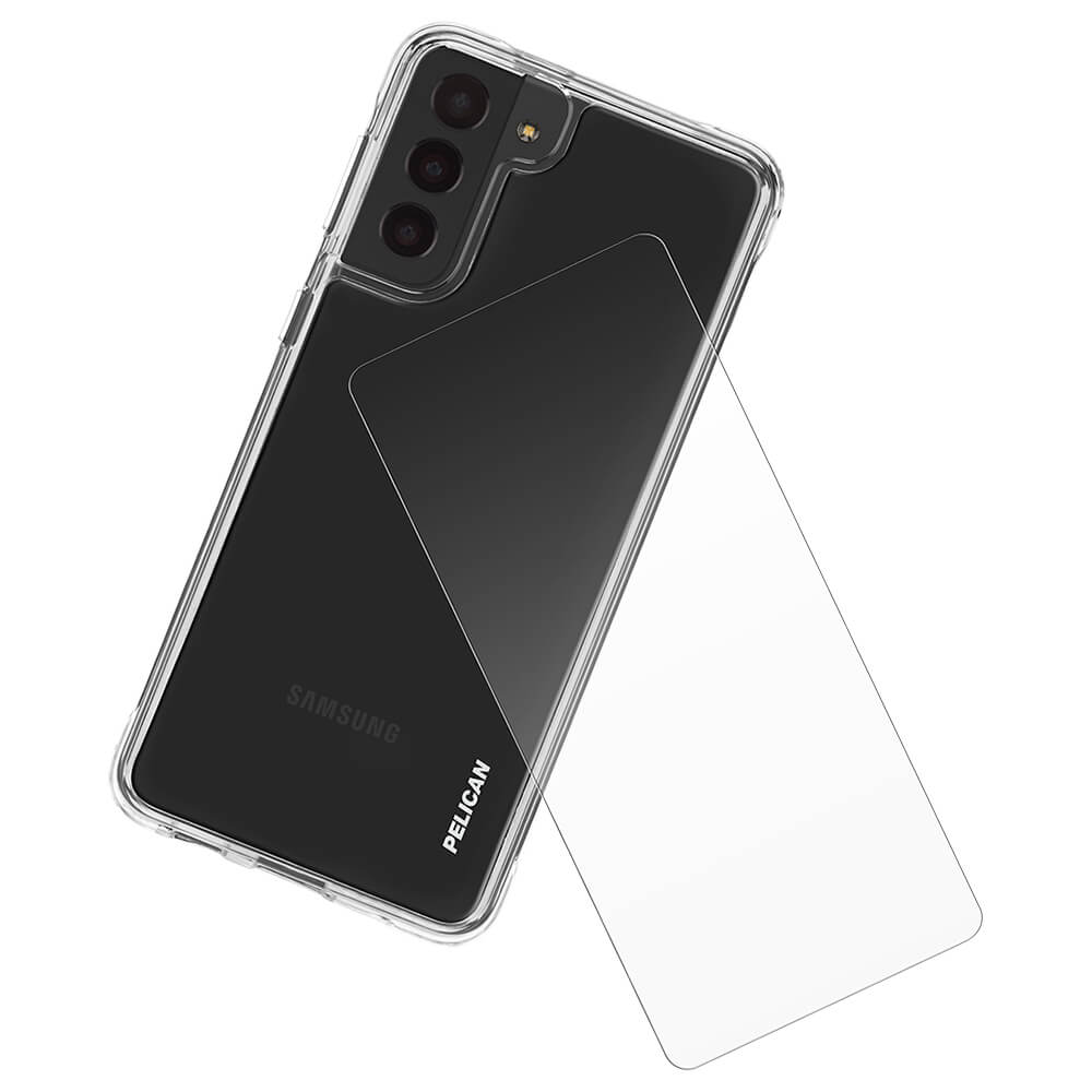 Clear protective Pelican case with screen protector. color::Clear