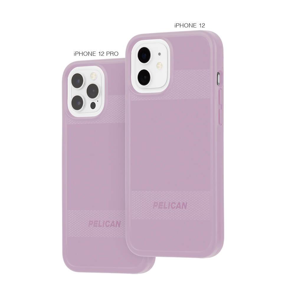Case shown on iPhone 12 Pro and iPhone 12. color::Mauve