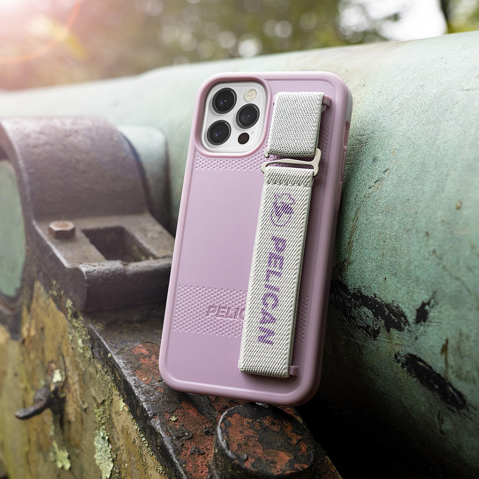 Pelican Protector Sling for iPhone 12 / iPhone 12 Pro. color::Mauve Purple