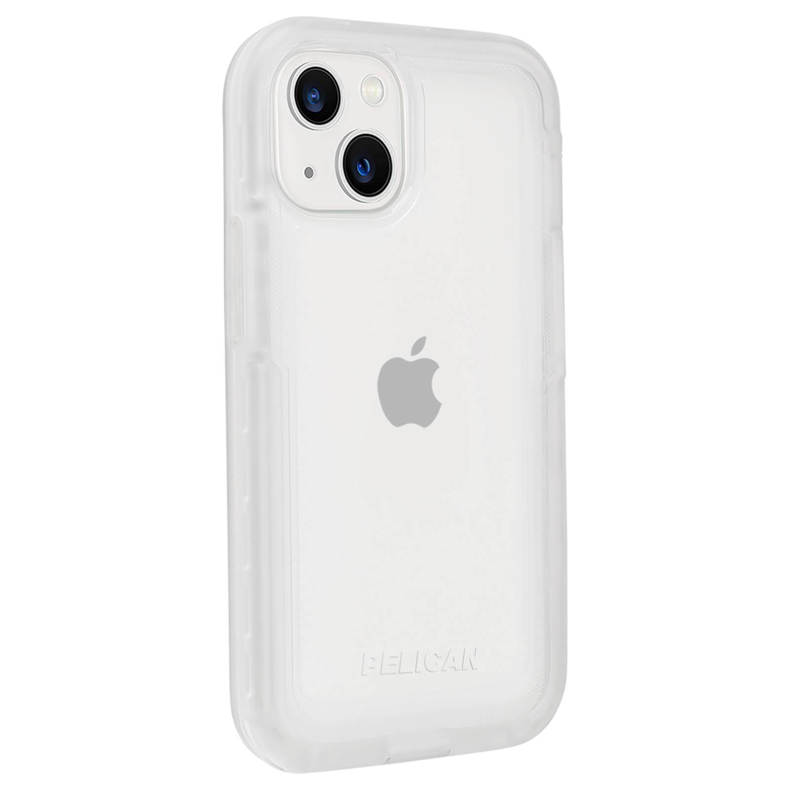Clear protective Pelican can for iPhone 13 mini color::Clear