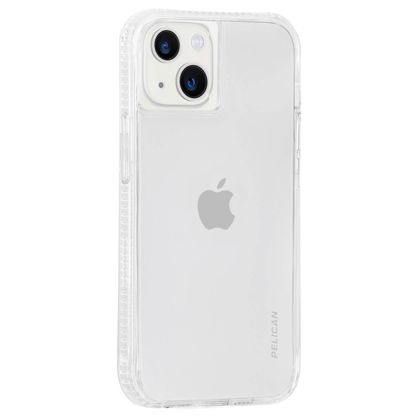 Clear Pelican case for iPhone 13 mini color::Clear