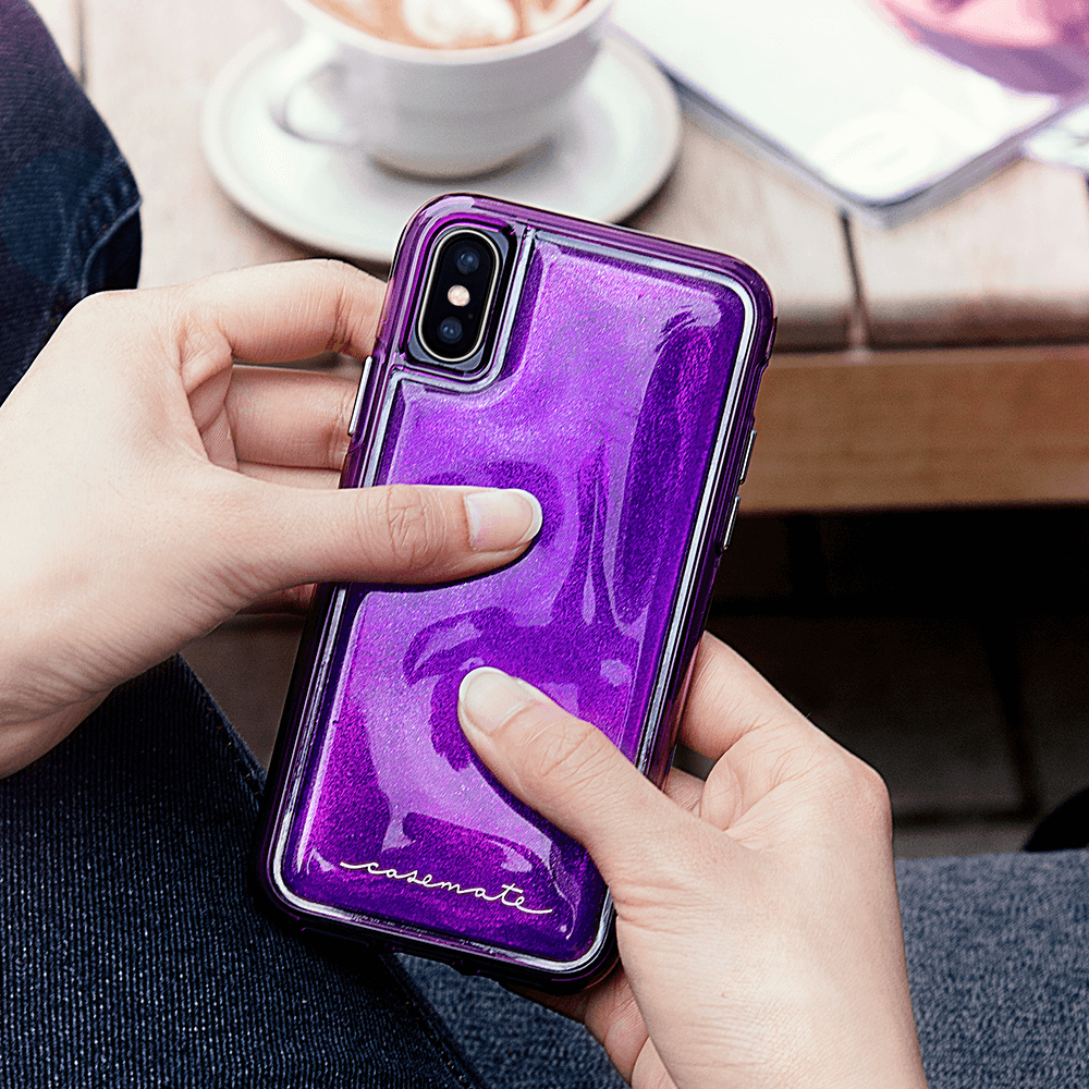 Purple squishy case. color::color::Purple
