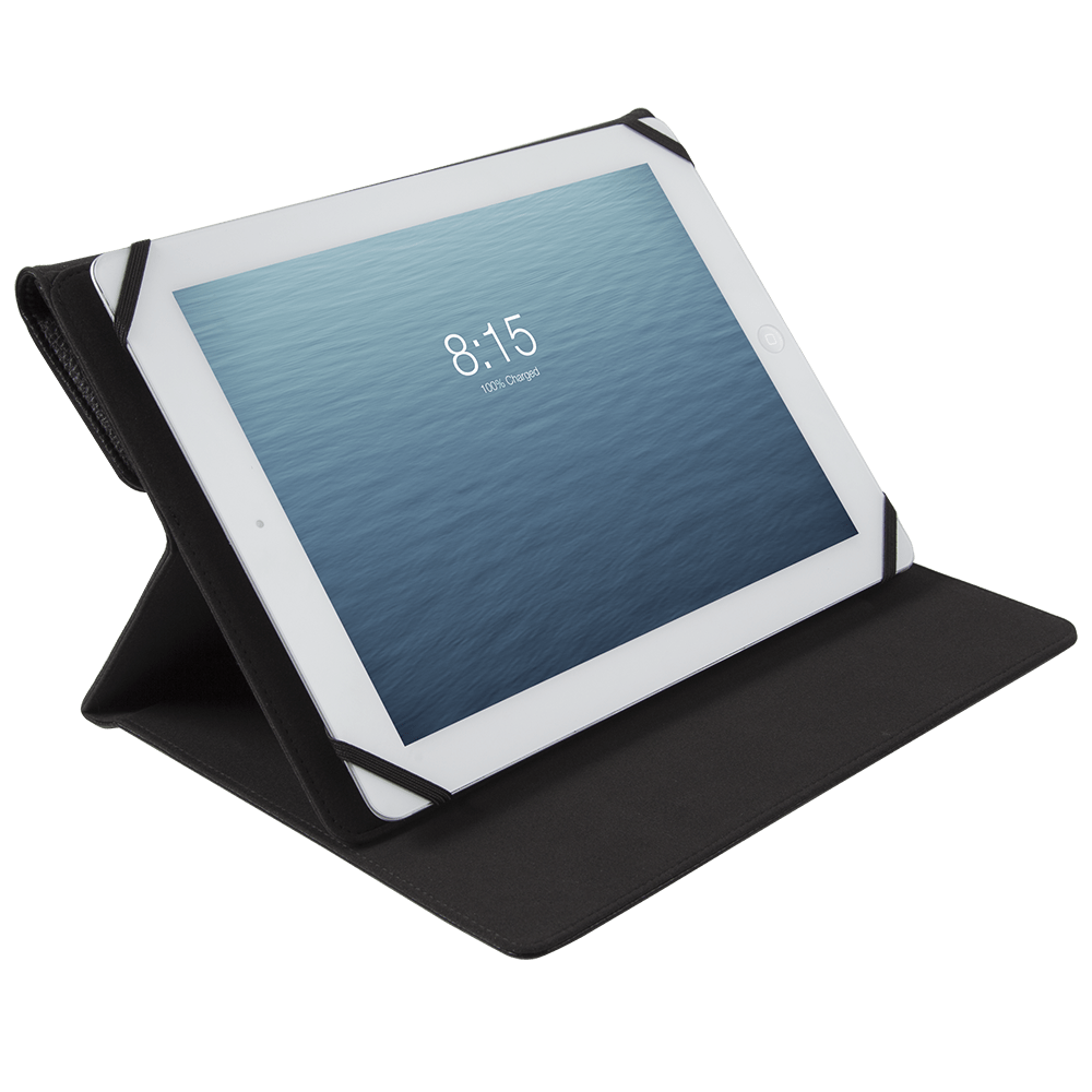 Straps to secure tablet inside. color::Black