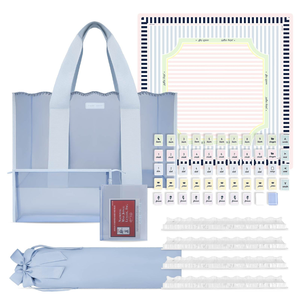 The Everything Mahjong Set - Cabana Stripe