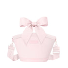 Mini Jelly Cooler Tote (7L) Ballet Pink Bow on white background