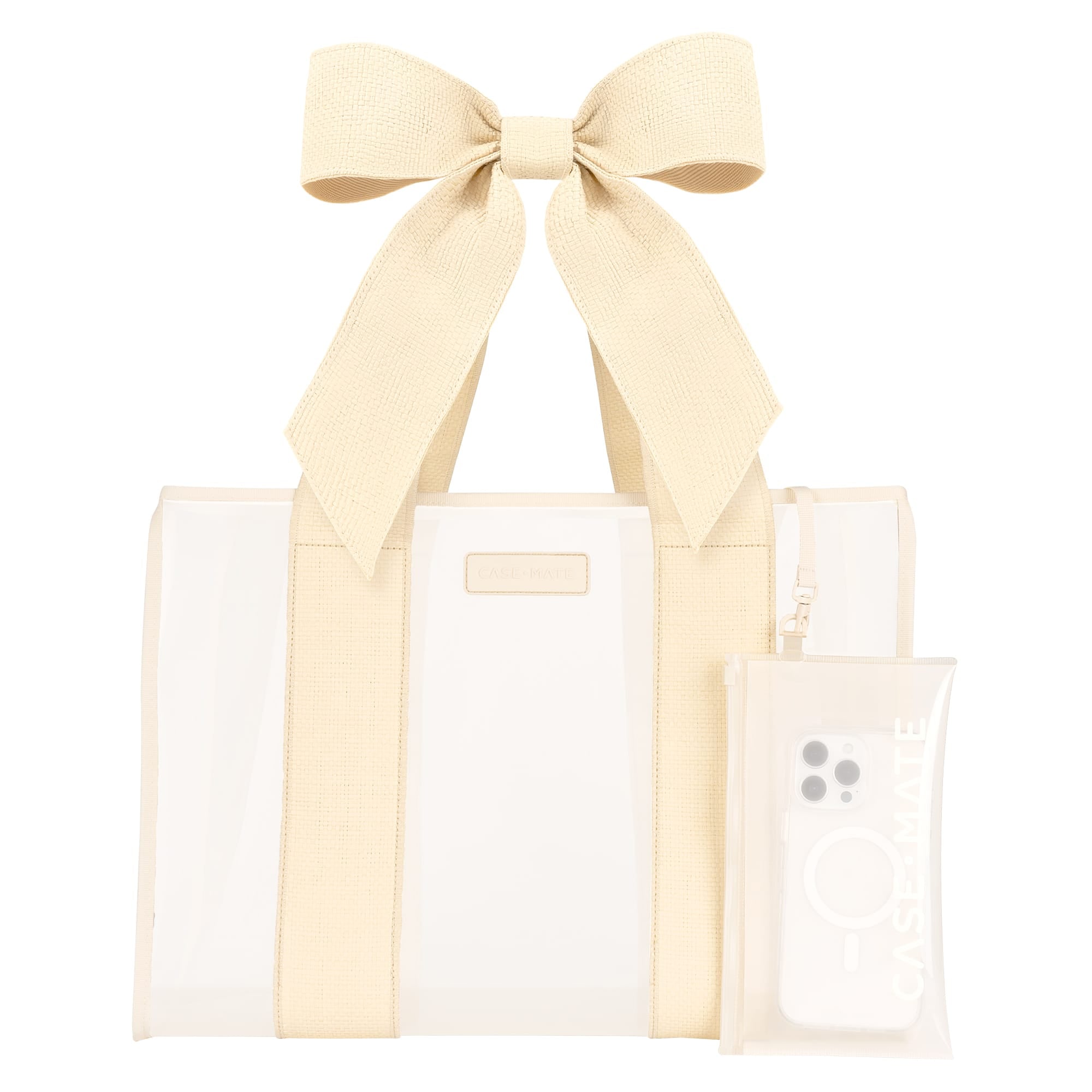 Jelly Tote Ecru Raffia Bow
#color_raffia bow
