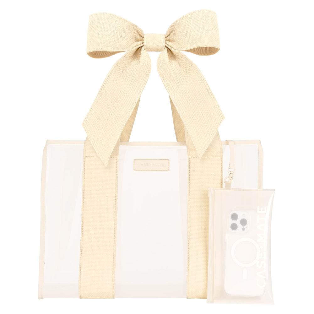 Jelly Tote Ecru Raffia Bow
#color_raffia bow