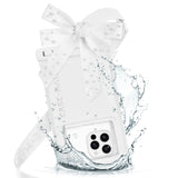 Phone case with water splash design on a white background
#color_ivory pearl bow