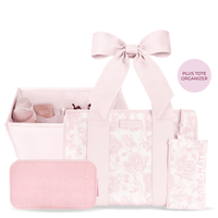 The Jelly Tote Trio- Ballet Pink Afternoon Rosé Bow