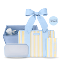 The Jelly Tote Trio - Cabana Stripe Bow