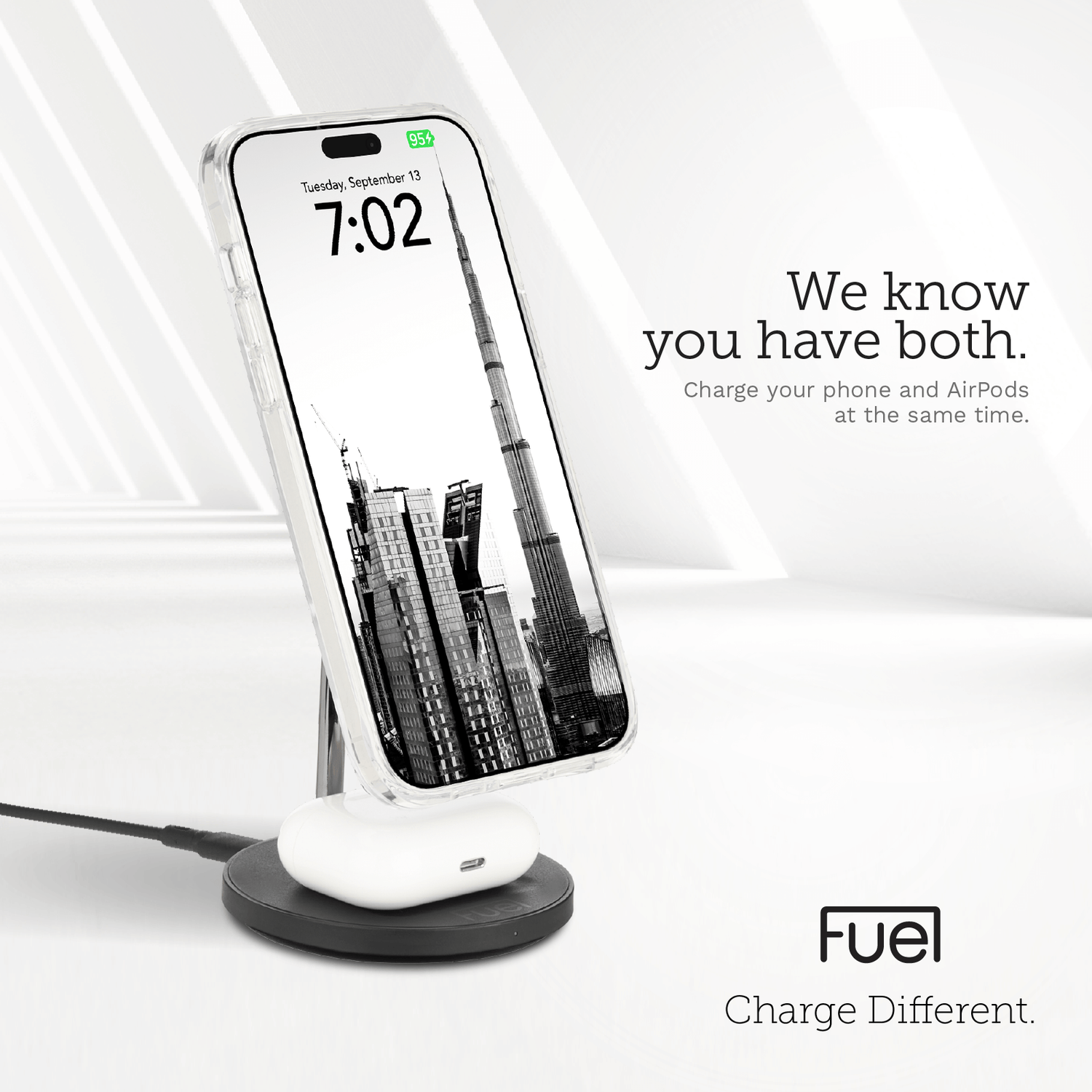 Fuel 2in1 MagSafe Charger Power Up iPhone & AirPods Wirelessly