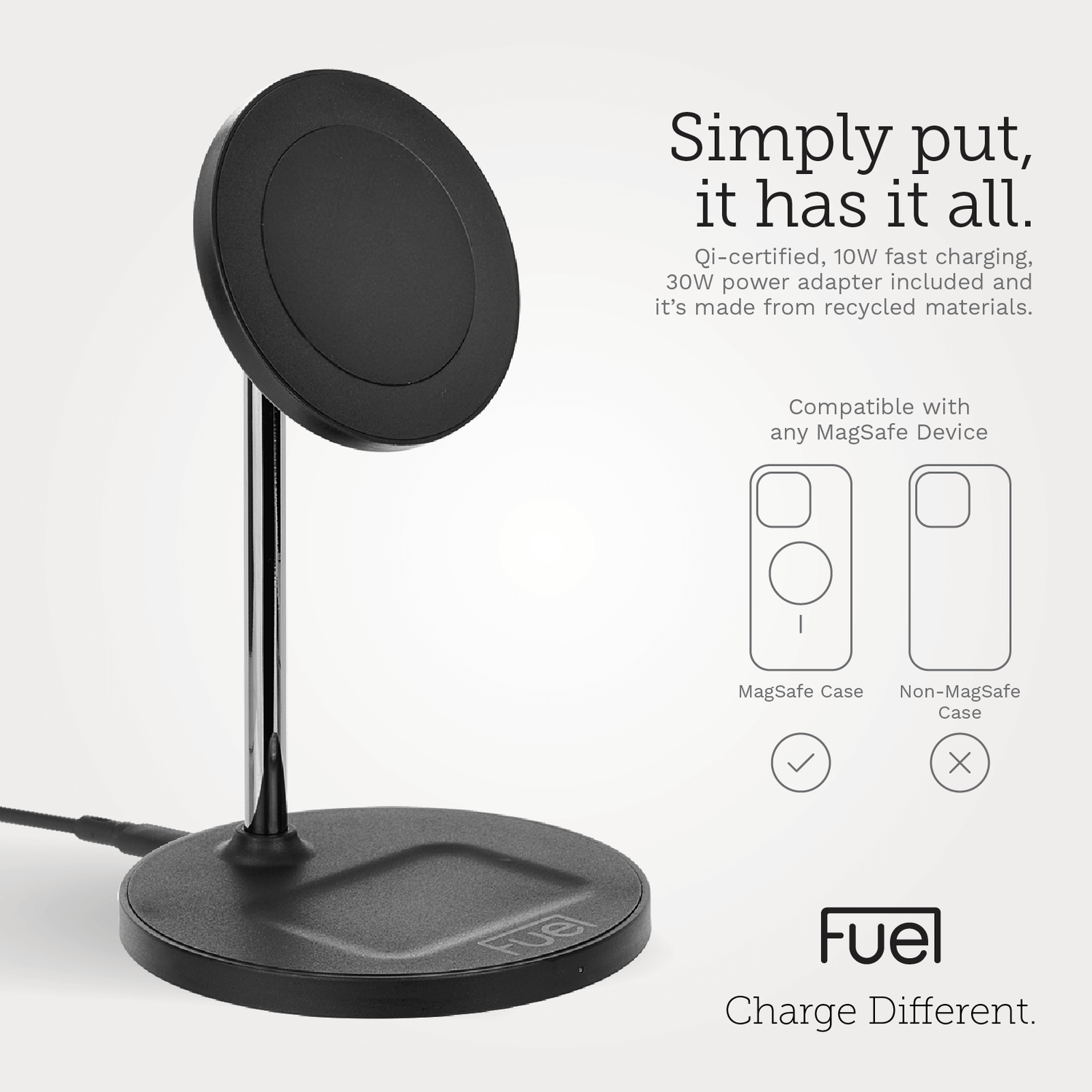 Fuel 2in1 MagSafe Charger Power Up iPhone & AirPods Wirelessly