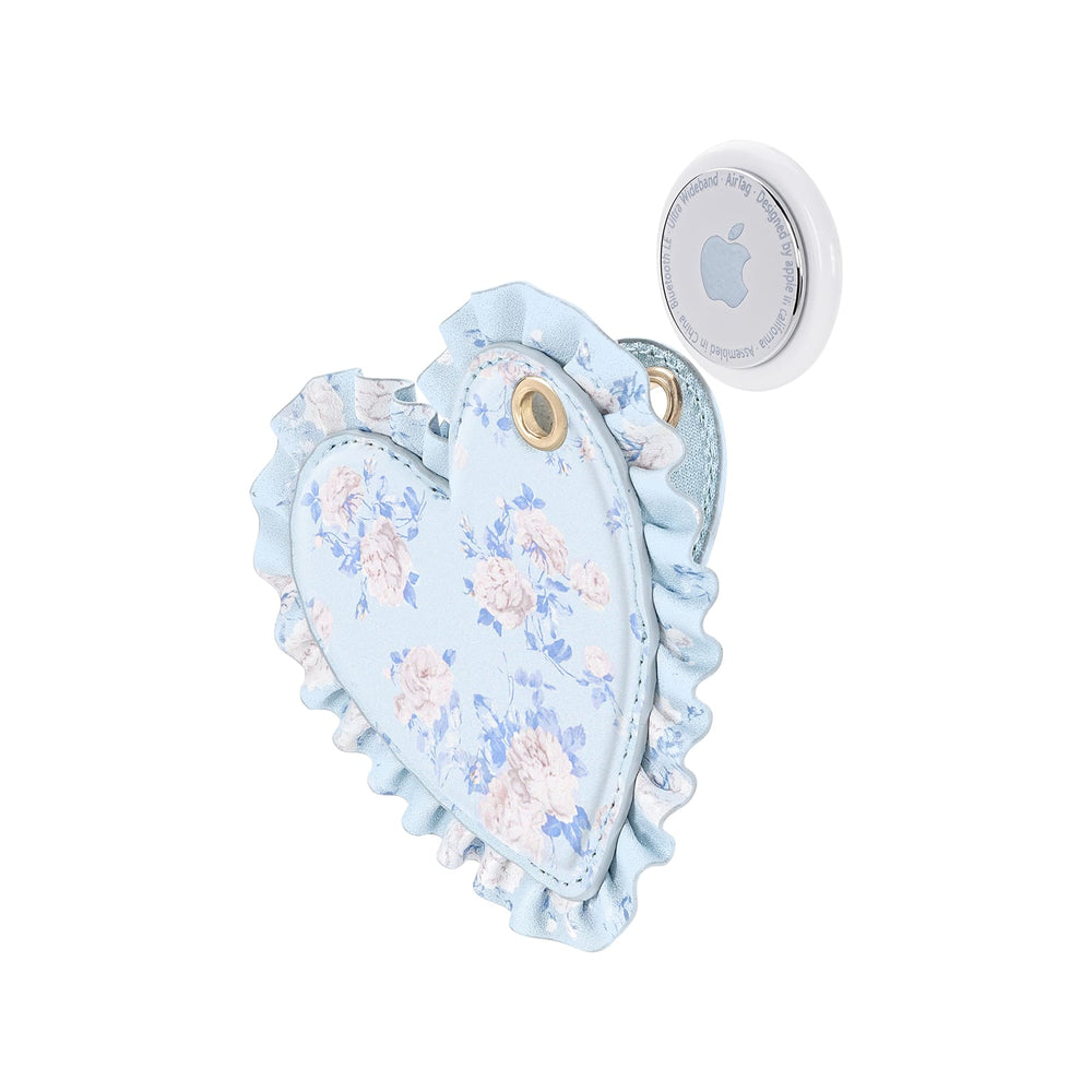 Heart-shaped floral cushion with a blue background
#color_everblooming rosettes