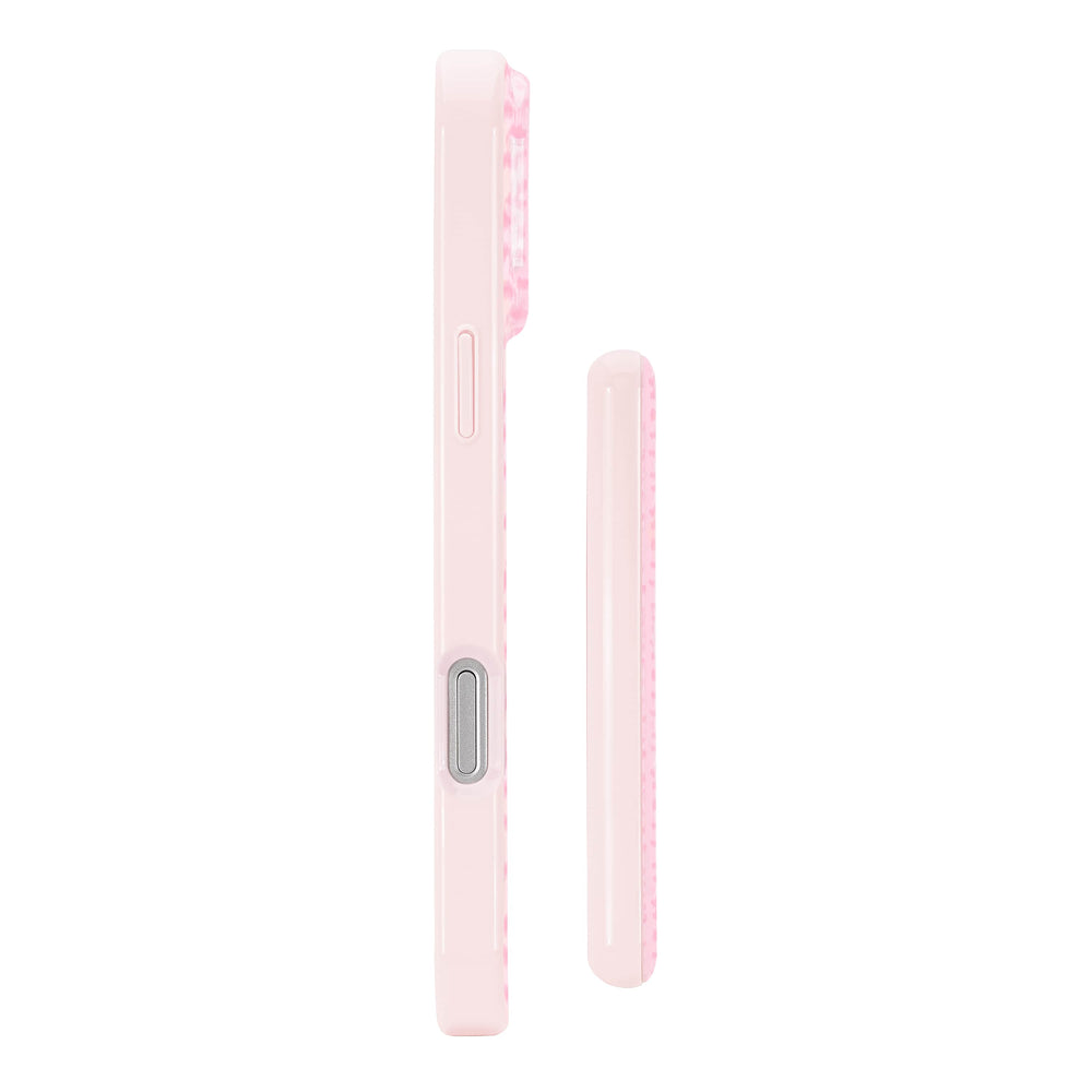 Pink electric toothbrush with charging case on a white background
#color_blooming heirloom