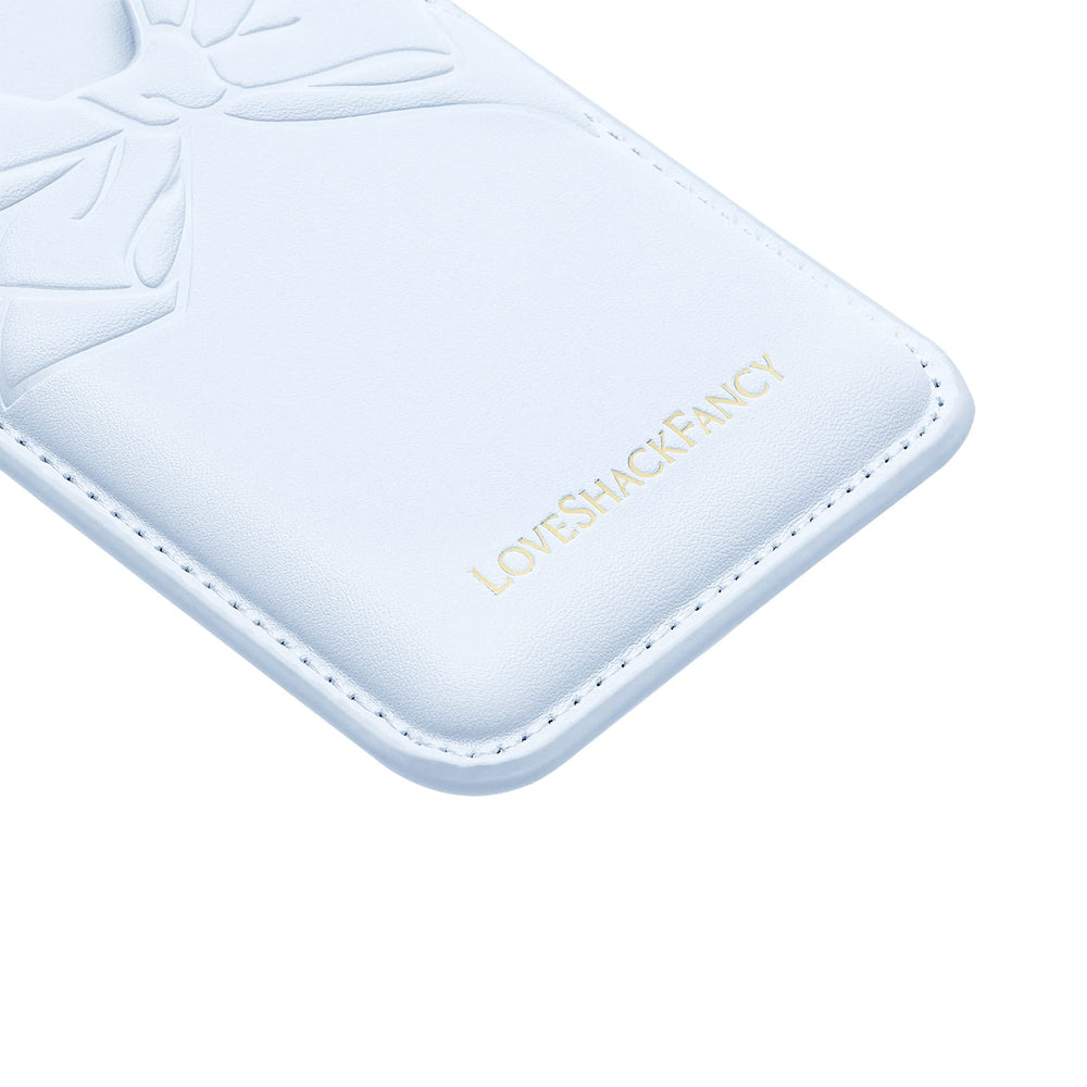 Light blue phone case with 'LOVESHACKFANCY' branding on a white background
#color_blue