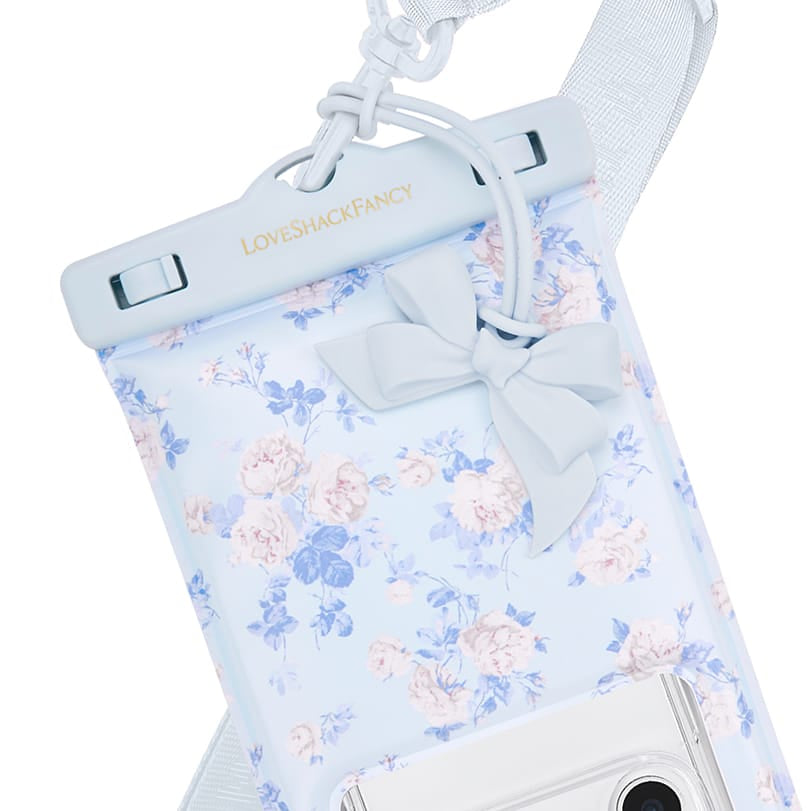 Floral-patterned phone case with a bow and 'LoveShackFancy' branding on a white background
#color_everblooming rosettes