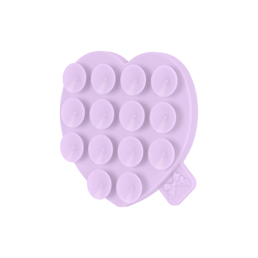 Purple heart-shaped silicone mold on a white background
#color_purple