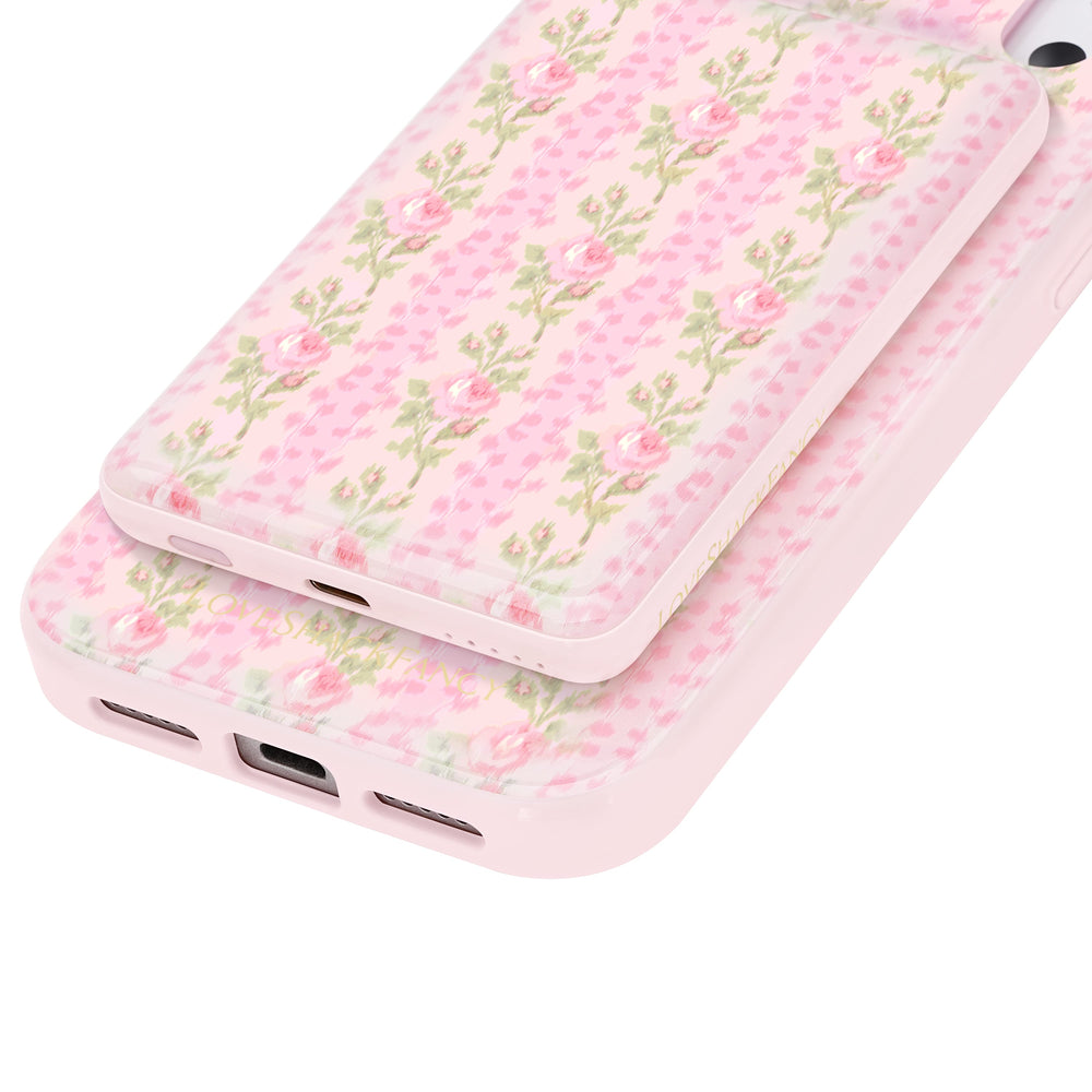 Pink floral phone case on a white background
#color_blooming heirloom