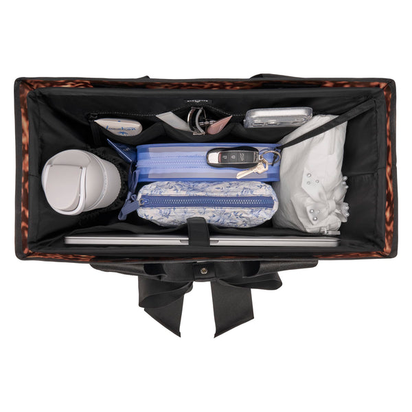 A top view of the tote bag organizer
#color_midnight black