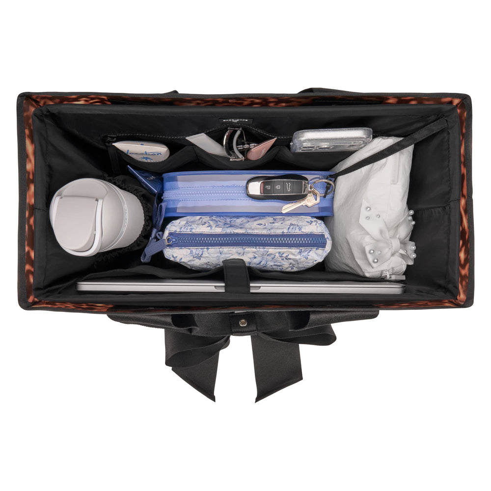 A top view of the tote bag organizer
#color_midnight black