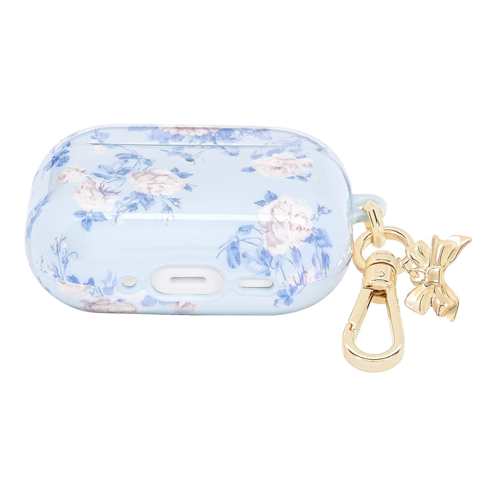 Floral patterned case with a gold clip on a white background
#color_everblooming rosettes