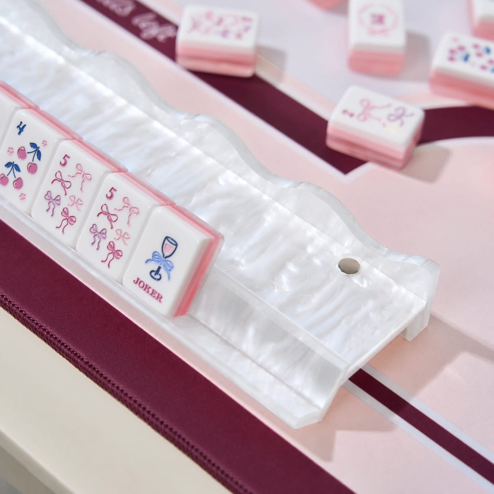 The Essentials Mahjong Set - Ballet Pink w White Racks