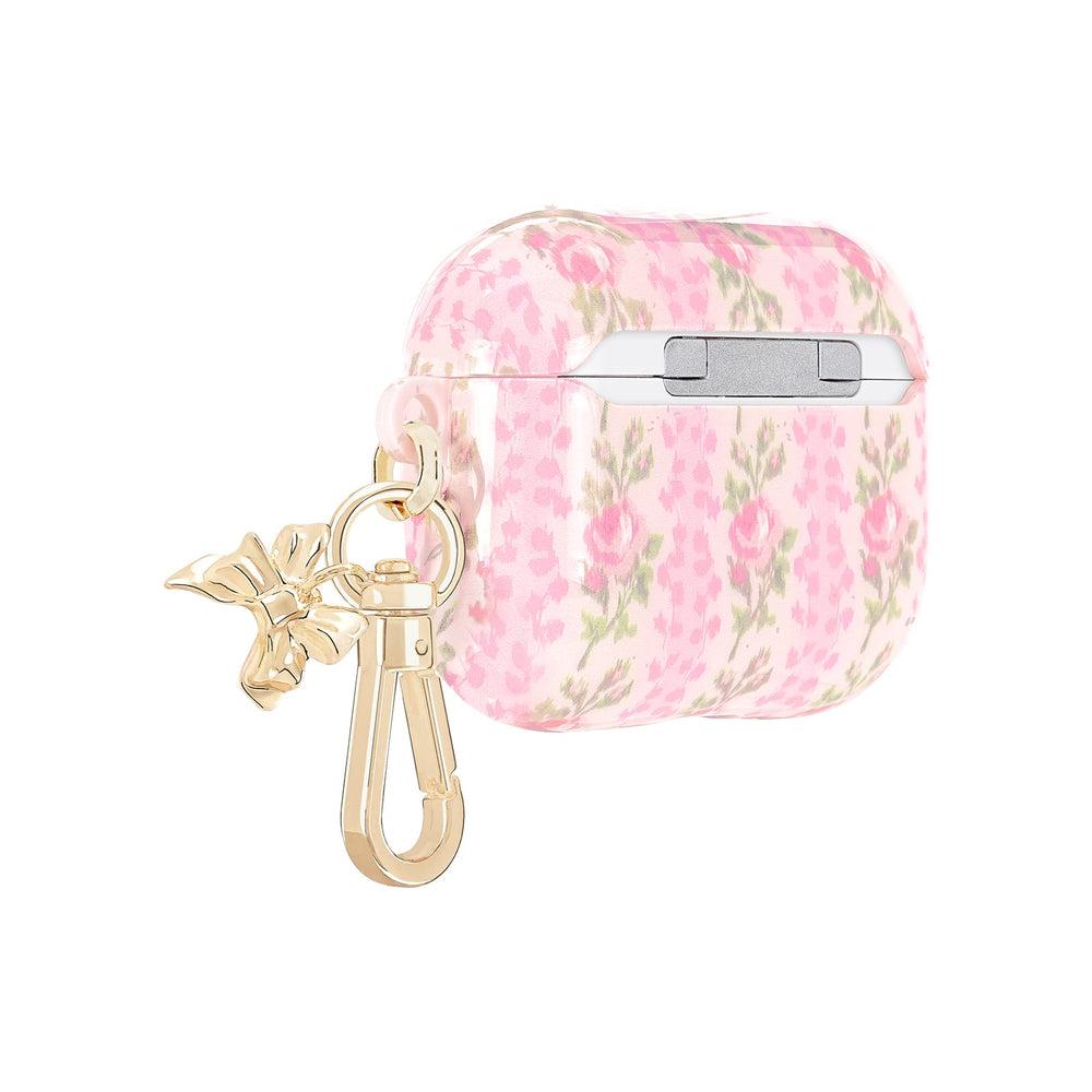 Floral patterned case with a gold clip on a white background
#color_blooming heirloom