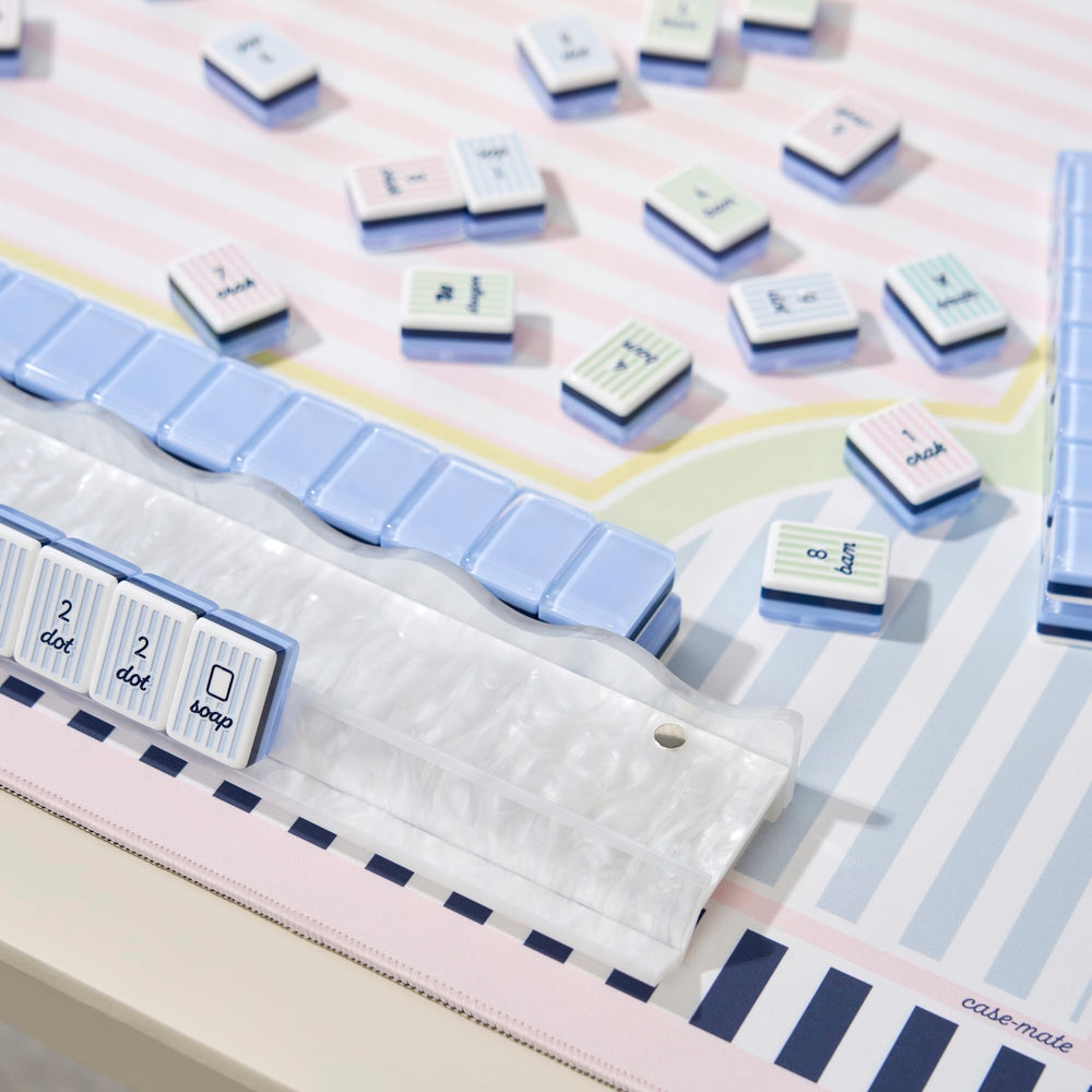 The Essentials Mahjong Set - Cabana Stripe