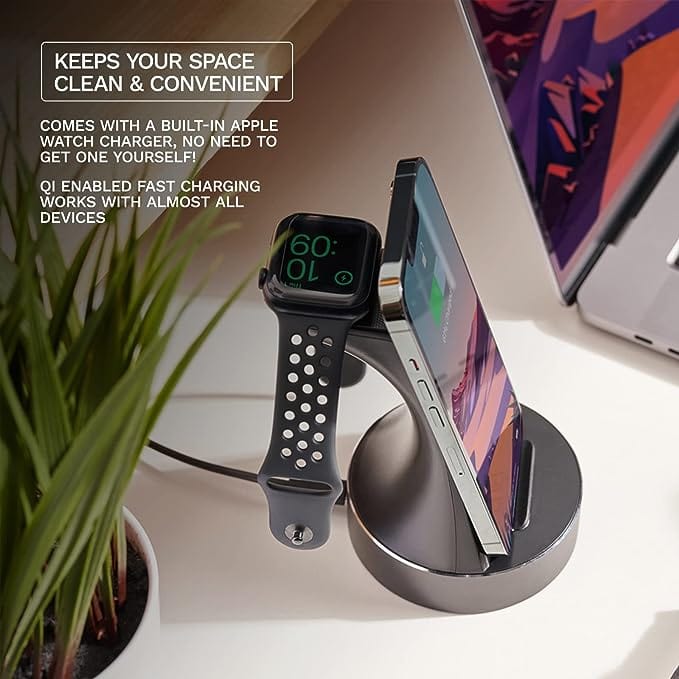 FUEL 2 in 1 Wireless Charging Stand - Wireless Charger
