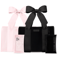 The Tote Duo - Ballet Pink Bow & Midnight Black Bow