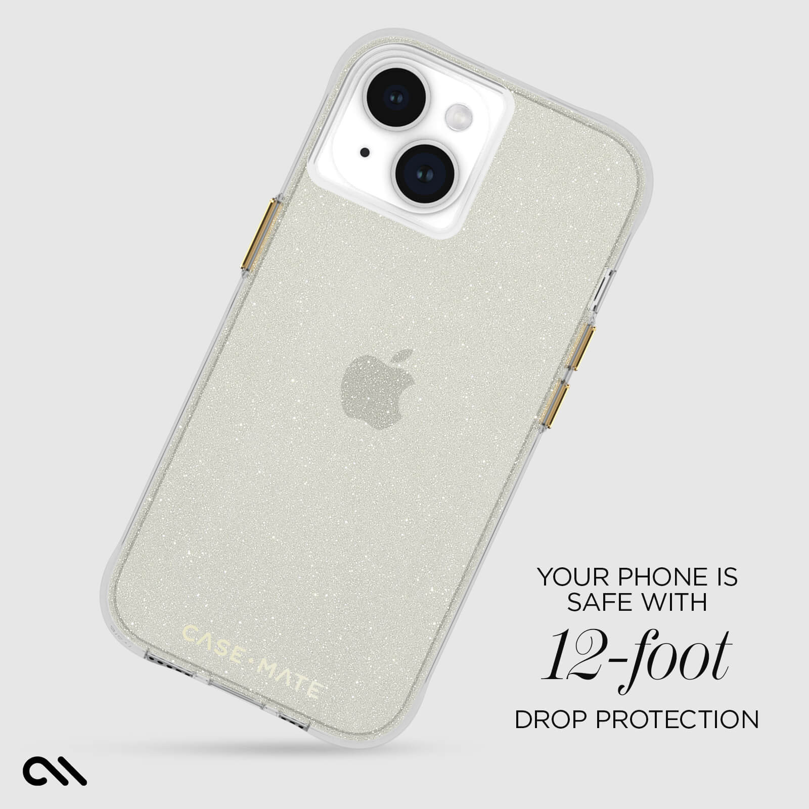 YOUR PHONE IS SAFE WITH 12-FOOT DROP PROTECTIN