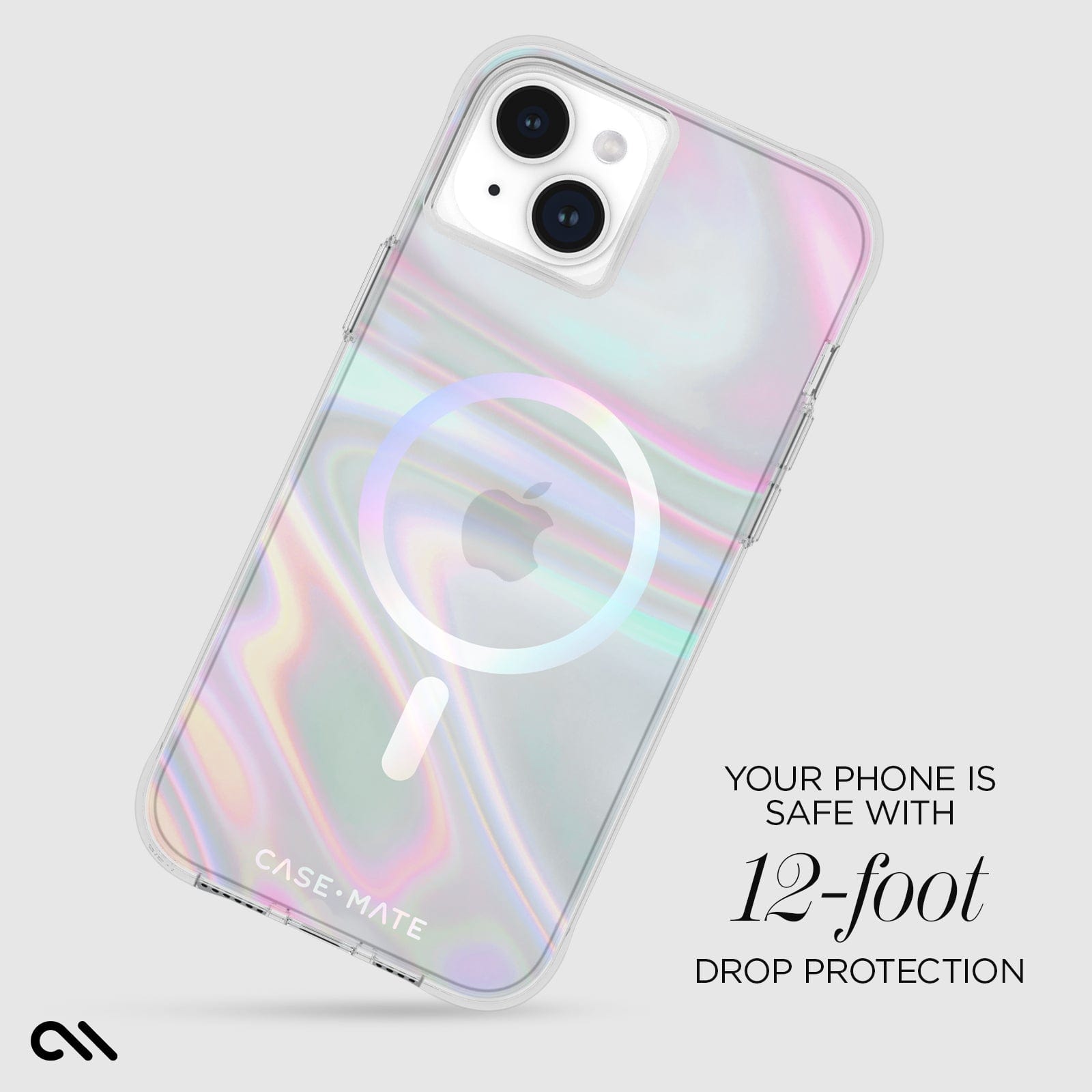 Your phone is safe with 12 foot drop protection