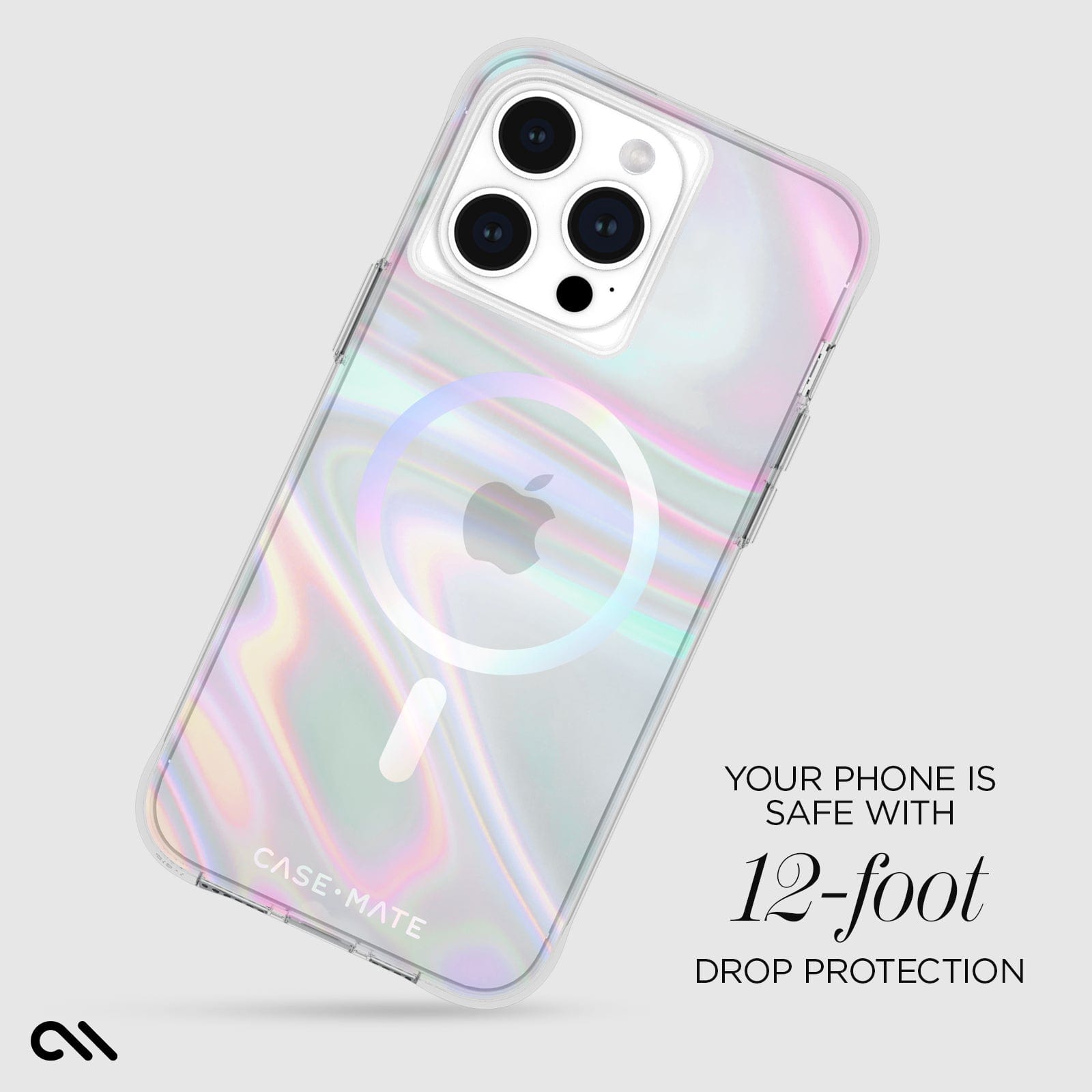 YOUR PHONE IS SAFE WITH 12FT DROP PROTECTION