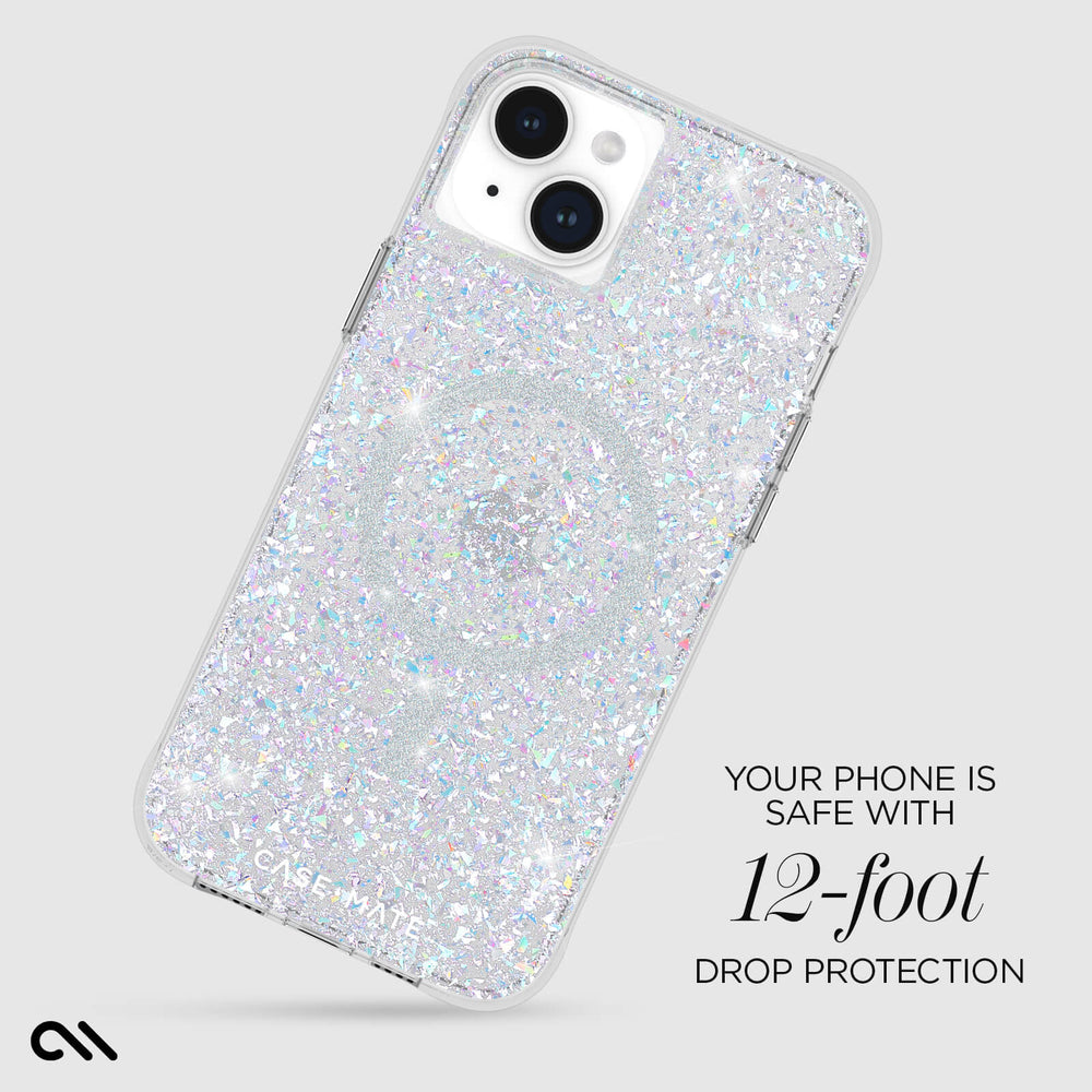 YOUR PHONE IS SAFE WITH 12-FOOT DROP PROTECTION