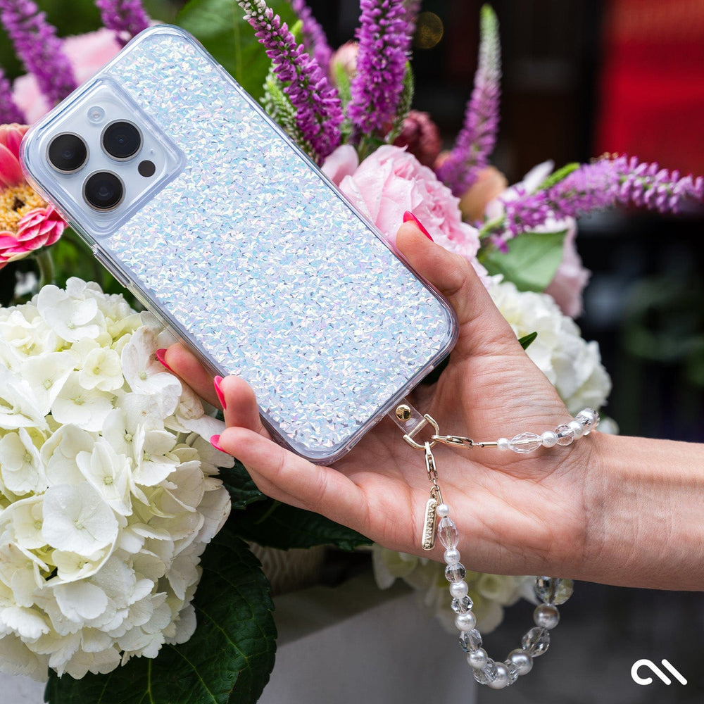 Case-Mate - Beaded Phone Wristlet - Crystal Pearl Case-Mate - Beaded Phone Wristlet - Crystal Pearl