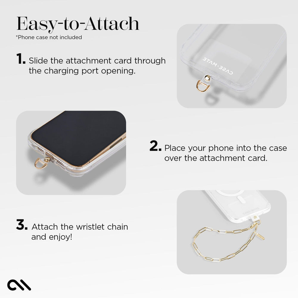 Case-Mate - Chunky Chain Phone Wristlet - Gold Case-Mate - Chunky Chain Phone Wristlet - Gold