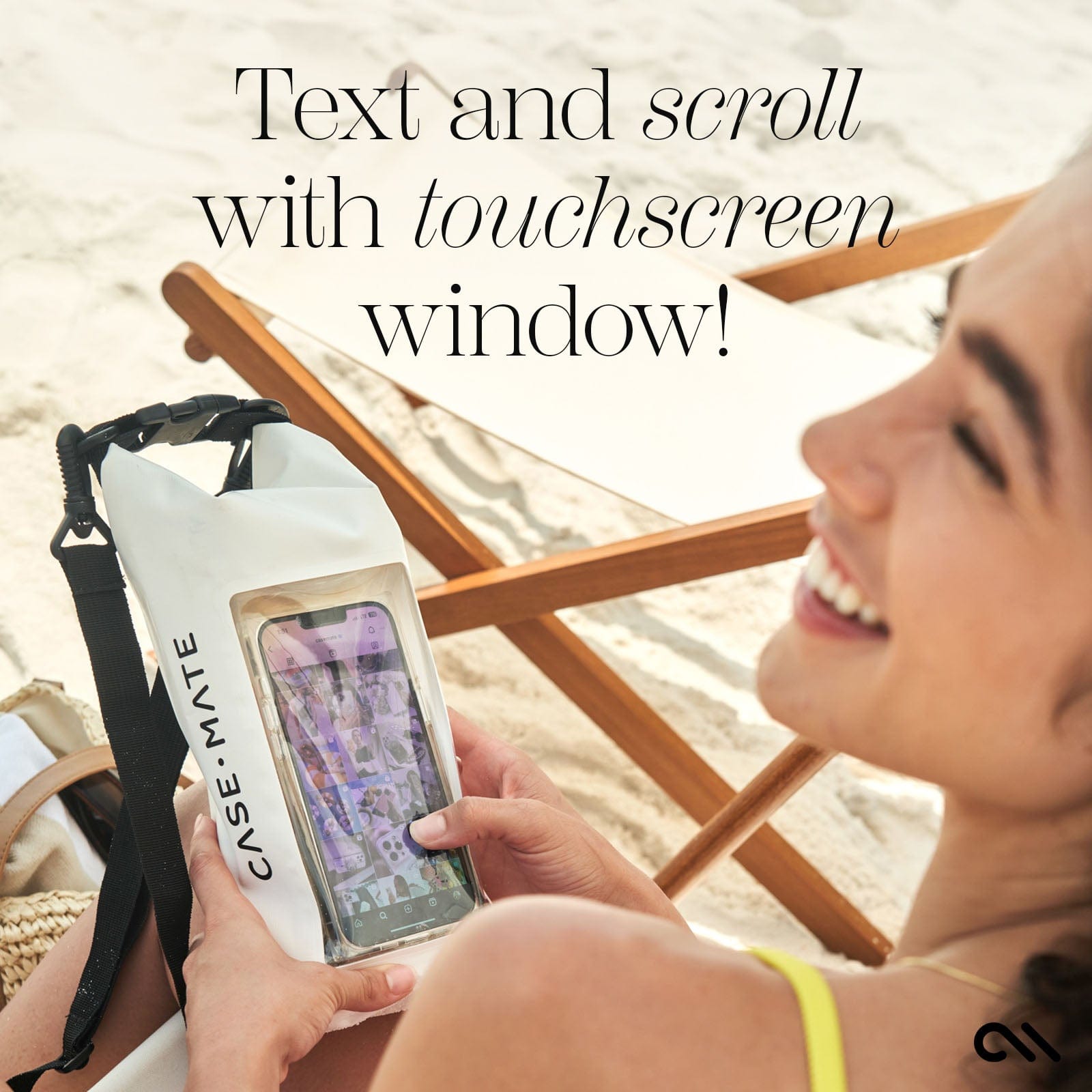 TEXT AND SCROLL WITH TOUCHSCREEN WINDOW