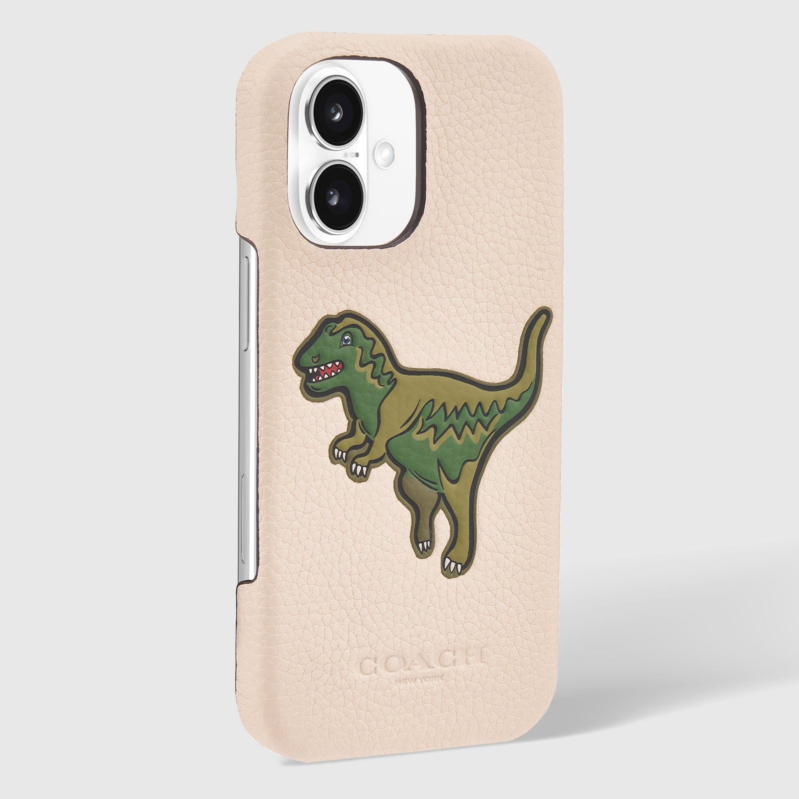 新品⭐︎コーチ Coach Repeat Rexy iPhone16 ケース Coach Leather Slim Wrap Signature Ivory Rexy - iPhone 16