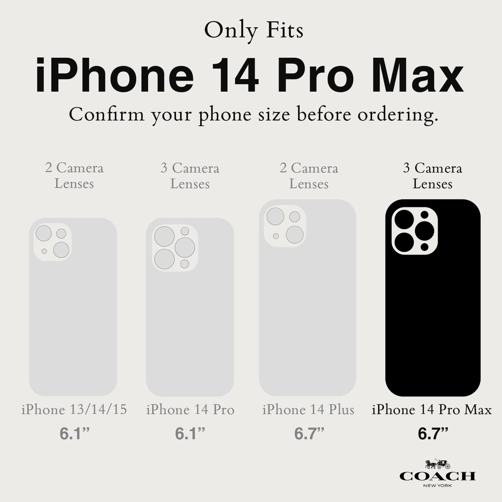 ONLY FITS IPHONE 14 PRO MAX