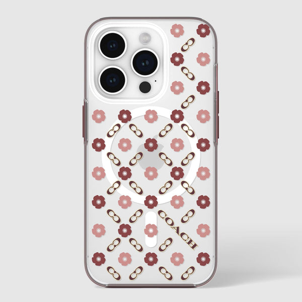 Coach Tea Rose MagSafe iPhone 15 Pro